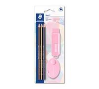 STAEDTLER Lot de 61 SBK3 PA avec crayons, gomme, double pointe de haute qualité