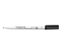 Staedtler Lumocolor 301 Feutres tableau blanc - noir, lot de 10, 1,0 mm