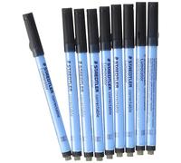 Staedtler Lumocolor Correctable - Marqueur - Non Permanent - Pour Transparents Ohp, Tableau Blanc, Film - Noir - 1 Mm - Moyen - Avec Gomme