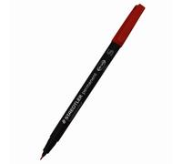 Staedtler - LumoColor 313 - Feutre Permanent Pointe SuperFine 0,4 mm Rouge