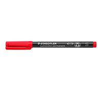 Staedtler Marqueur indélébile 313-2 Pointe ogive Rouge – Lot de 10