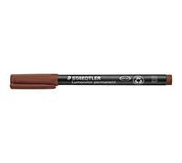 Staedtler Lumocolor 314 - Feutre Permanent Pointe Biseautée 1 À 2,5 Mm Brun
