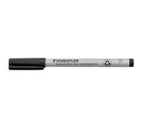 STAEDTLER Mars Lumocolor STD3169 Lot de 10 marqueurs non permanents, pointe fine, noir