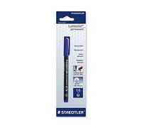 Staedtler - Lumocolor 317 - Blister 1 Feutre Permanent Pointe Moyenne 1 Mm Bleu