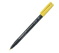 Staedtler - LumoColor 318 - Feutre Permanent Pointe Fine 0,6 mm Jaune