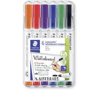 Marqueurs pour tableau blanc Lumocolor, étui de 6