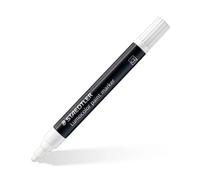 Staedtler Lumocolor 349 Marqueurs acryliques - blanc, lot de 10, 2,4 mm | Encre acrylique opaque à base d’eau, pointe ronde - verre, métal, bois & pierre - Art.-Nr. 349-0
