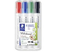 Staedtler Lumocolor 351 351 WP4 Marqueur tableau blanc noir, bleu, rouge, vert 4 pc(s)