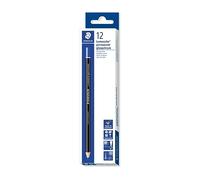 Staedtler Crayons Lumocolor Glasochrom 108 20-3, Bleu permanent, résistants eau/lumière, boîte 12