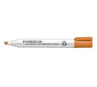 Lot de 10 marqueurs Lumocolor 351 B-4 pour tableau blanc, couleur orange