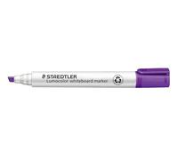 Staedtler Lumocolor Lot de 10 Marqueurs biseaux pour Tableau blanc Violet