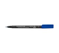 Staedtler Lumocolor Marqueur permanent Lumocolor 318 pointe ogive fine 0.6 mm - Bleu