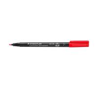 Staedtler Lumocolor Marqueur permanent Lumocolor 318 pointe ogive fine 0.6 mm - Rouge