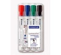 STAEDTLER - Lumocolor Marqueur tableau blanc 351B, étui de 4 G