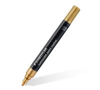 STAEDTLER - Lumocolor paint marker 349 - Marqueur permanents peinture liquide - Pointe 2,4 mm - Or - 349-11