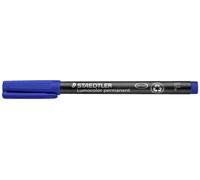 Staedtler Lumocolor permanent F DRY SAFE 318-3 Marqueur permanent bleu résiste à l'eau: oui