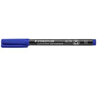 Staedtler Lumocolor permanent M DRY SAFE 317-3 Marqueur permanent bleu résiste à l'eau: oui