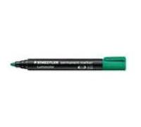 Staedtler Lumocolor Lot de 10 Marqueurs biseaux permanents toutes surfaces Vert