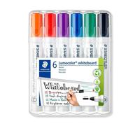 Staedtler Lumocolor - Set 6 Marqueurs pour Tableau Blanc