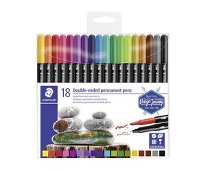 Staedtler Marker Twin-Tip permanent 3,0/0,5mm (18)