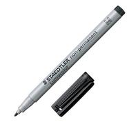 Staedtler Feutre pour transparent Lumocolor M 315 – Non-permanent 0,8/1 mm – Noir