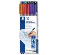 Staedtler Marqueur non-permanent 316F Lumocolor – étui de 10