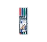STAEDTLER Marqueur permanent 314B Lumocolor, étui de 4