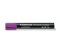 Staedtler Marqueurs permanents Lumocolor 350-6 toutes surfaces – Lot de 10 Violet