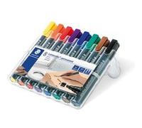 STAEDTLER Marqueur permanent 350 Lumocolor, étui de 8 G