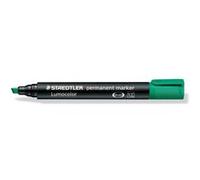 STAEDTLER marqueur permanent "Lumocolor 350" Vert Pte Biseau