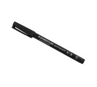 Staedtler marqueur permanent super fin odeur neutre séchage rapide 10 pièces noi