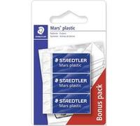 Staedtler Mars 526 53 gomme à effacer Plastique Bleu, Blanc 3 pièce(s) G