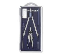 Staedtler Mars Basic 559 C07 - Compas Technique De Précision + Tire-Ligne Et Manche + Balustre Avec Élément Mine Et Tire-Ligne - Set 7 Pièces