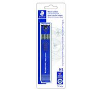 Staedtler Mars Carbon, Lot de 12 mines graphites HB de 2 mm, Compatibles avec les porte-mine de 2 mm, 200-HB