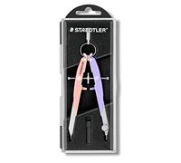 Staedtler Compas Mars Comfort 556 00-PA2 guide broche centrale, précis, étui, rose/lavande