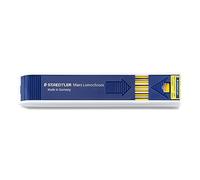 Staedtler Mars Lumochrom 204 - Etui 12 Mines De Dessin 2Mm Jaune | Mines HB pour porte-mines, crayons à mine et compas, 130 mm - Réf. 204-10