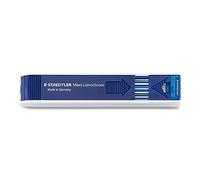 Staedtler Mars Lumochrom 204 Mines de dessin - 2 mm, bleu, boîte de 12 | Mines de recharge HB pour porte-mines & compas, 130 mm - pour dessin - Art.-Nr. 204-3