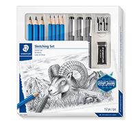 Kit de dessin Sketching Design Journey, 12 pièces