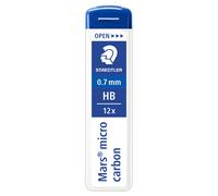 STAEDTLER Lot de 3 Etuis de 12 mines "Mars micro carbon" 0,7 mm HB