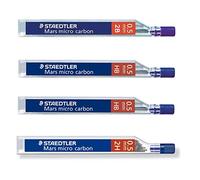 STAEDTLER Mars Micro Carbon 250 0,5 mm - 2B - HB - 2H - Lot de 48 mines