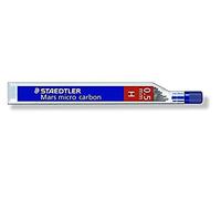 Staedtler - Mines pour porte-mine - Mars Micro Carbon 250 - Graphite 0,5 mm H - Tube de 12