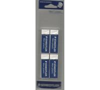 Staedtler - Mars Plastic - Blister De 4 Gommes - Blanc
