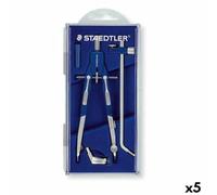 Staedtler Mars Quickwbow Compas Bleu/Argent Lot de 5
