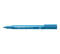Staedtler Metallic Marker 8323 - Marqueur Métallique Bleu Pointe 1,2 Mm | Pointe en fibre de 1 à 2 mm, couvrante sur les supports clairs et foncés - pour le scrapbooking - Réf. 8323-373