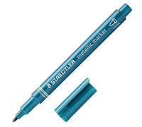Staedtler Metallic Marker 8323 - Marqueur Métallique Pointe - 1-2 Mm - Bleu - Lot de 10