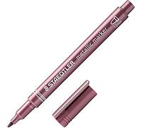 Staedtler Metallic Marker 8323 - Marqueur Métallique Rouge Pointe 1, 2 Mm