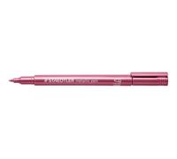 Staedtler Metallic Marker 8323 - Marqueur Métallique Rouge Pointe 1, 2 Mm | Couvrants sur papier clair et foncé, pointe en feutre de 1 à 2 mm - effaçables - Réf. 8323-232
