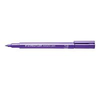 Staedtler Metallic Marker 8323 - Marqueur Métallique Violet Pointe 1,2 Mm | Couvert sur papier clair et foncé, 1-2 mm - pour le scrapbooking - Réf. 8323-623