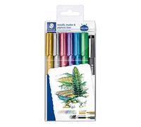 STAEDTLER Marqueurs métalliques, couleurs mélangées - 6 pièces