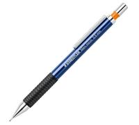 Staedtler Micro 775 Porte-mine technique 0,9 mm rechargeable Corps plastique Bleu grip caoutchouc Lot de 10